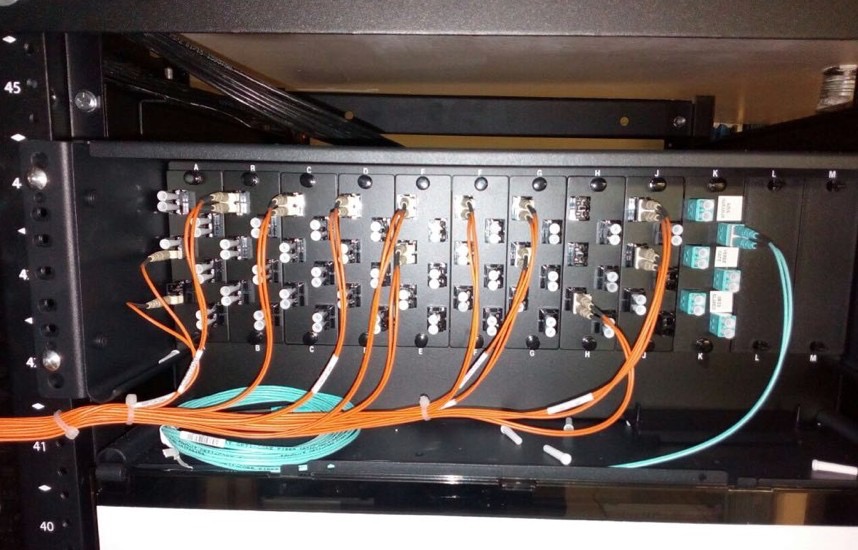 Instalación de fibra óptica